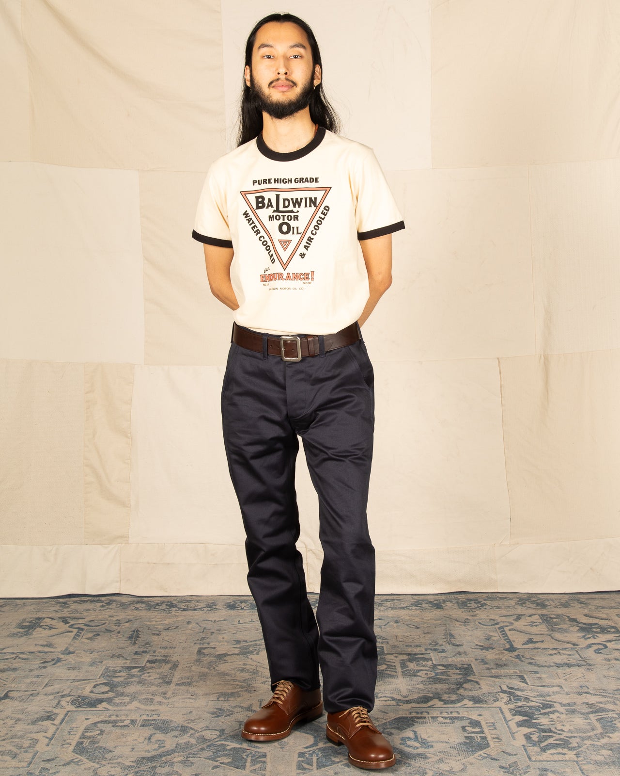 The Real McCoy's Blue Seal Chinos - Navy – Standard & Strange