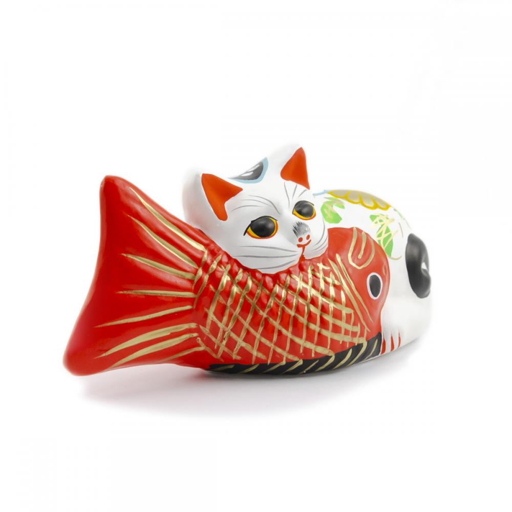 堤人形】つつみのおひなっこや- 鯛猫 【伝統的工芸品】 / STARRY