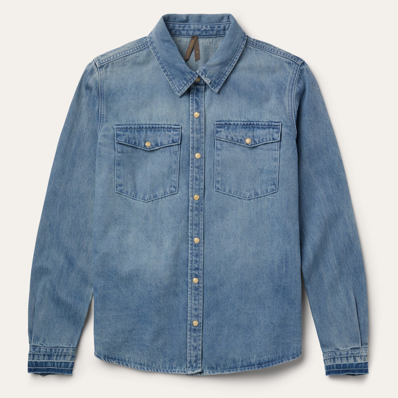 Loose Fit Denim Snap-Front Shirt | Stetson