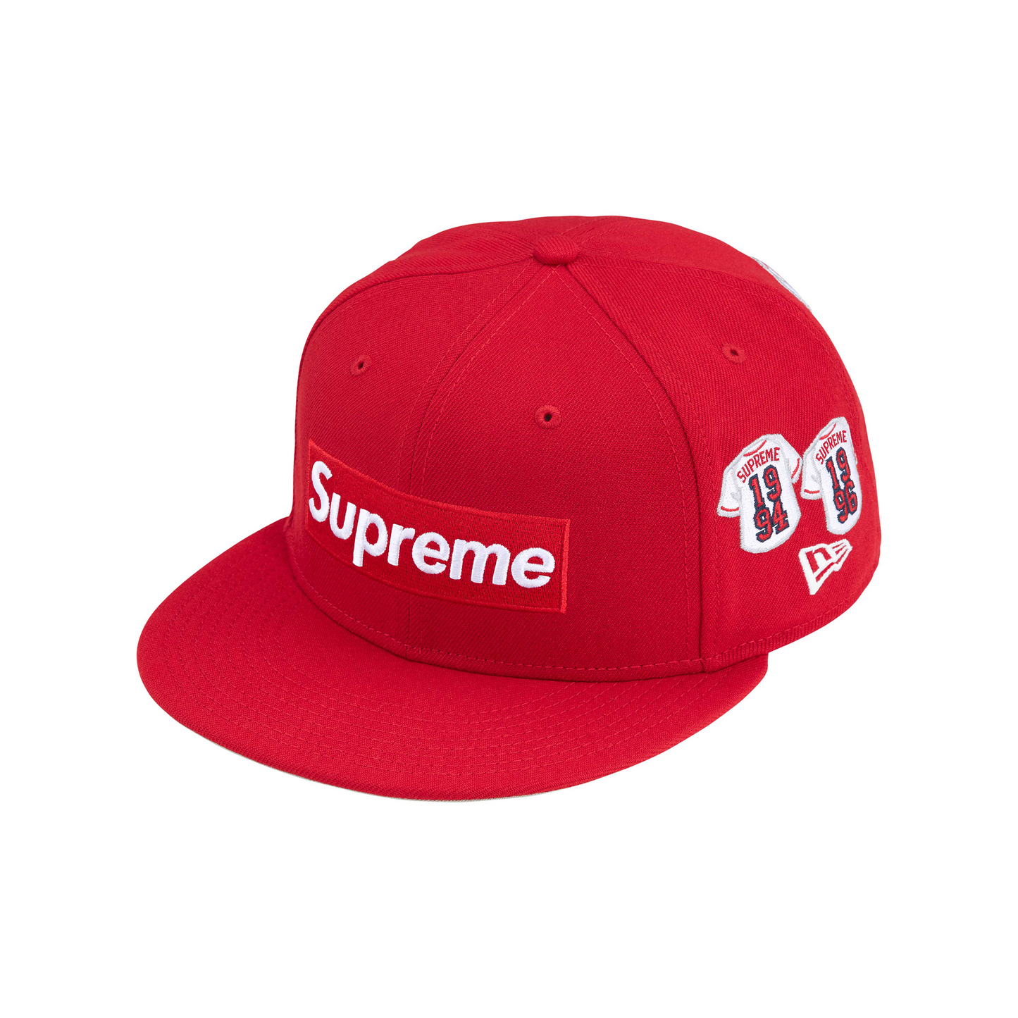 Supreme Jerseys Box Logo New Era® Cap Red (FW24) – STEALPLUG KL