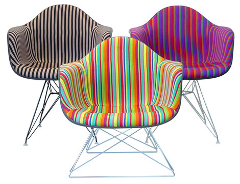 Girard Stripe ファブリック 張り替え例 Modern-Supply on the Web