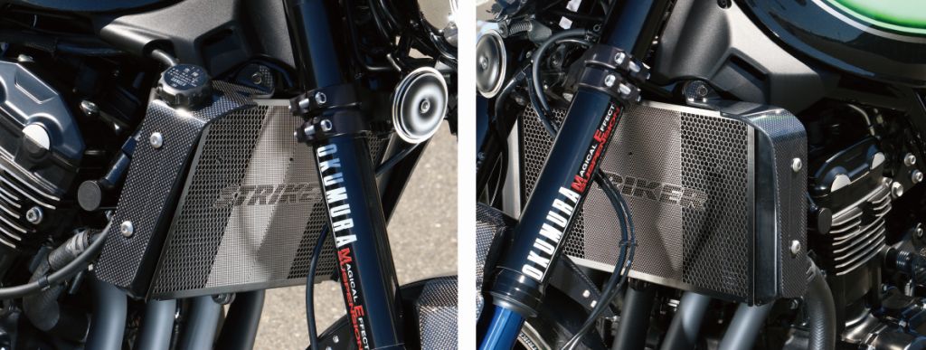 STRIKERエアロデザイン“SAD” カーボン ラジエターサイドシュラウド