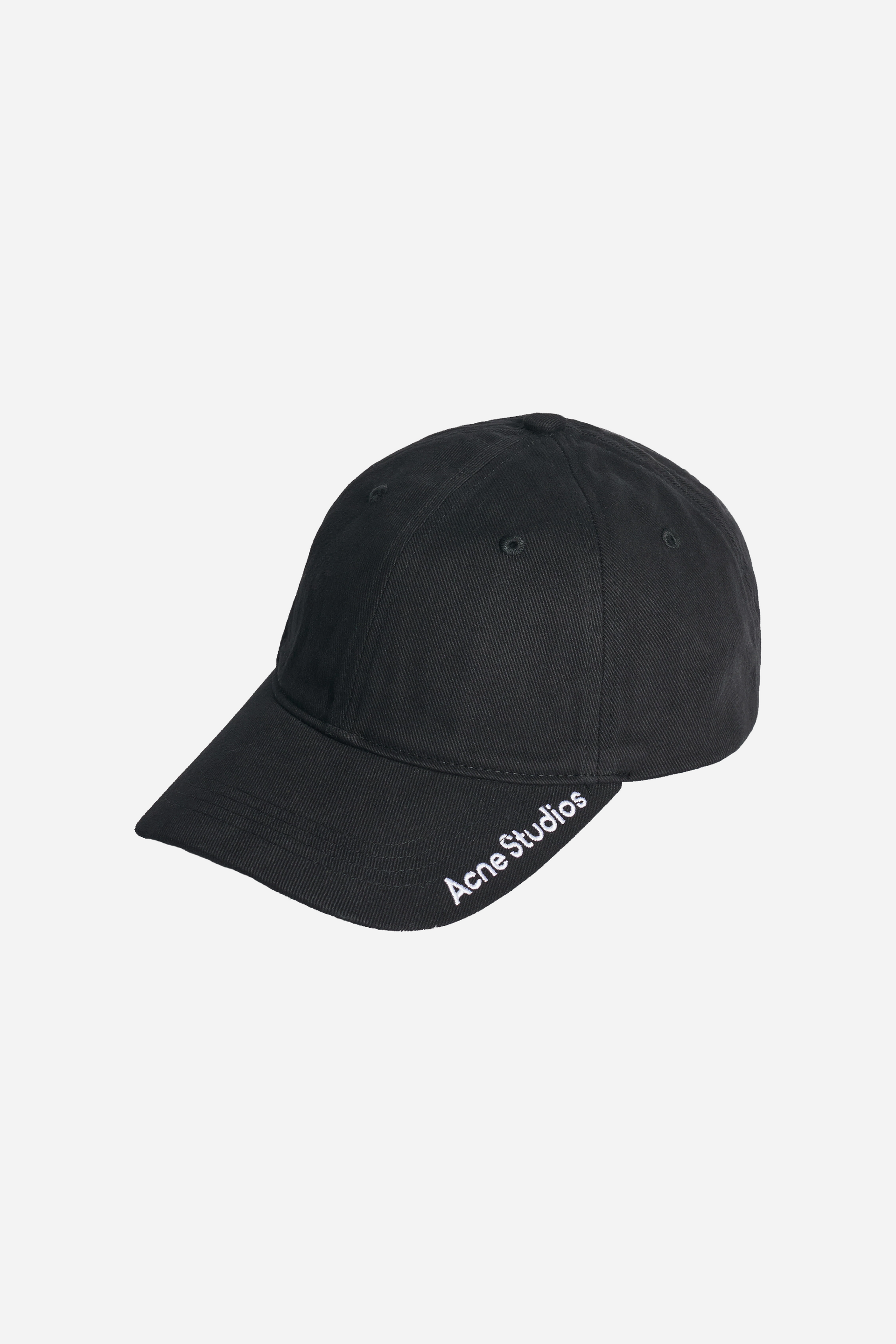 Acne Studios - Twill Logo Cap Black – STRØM