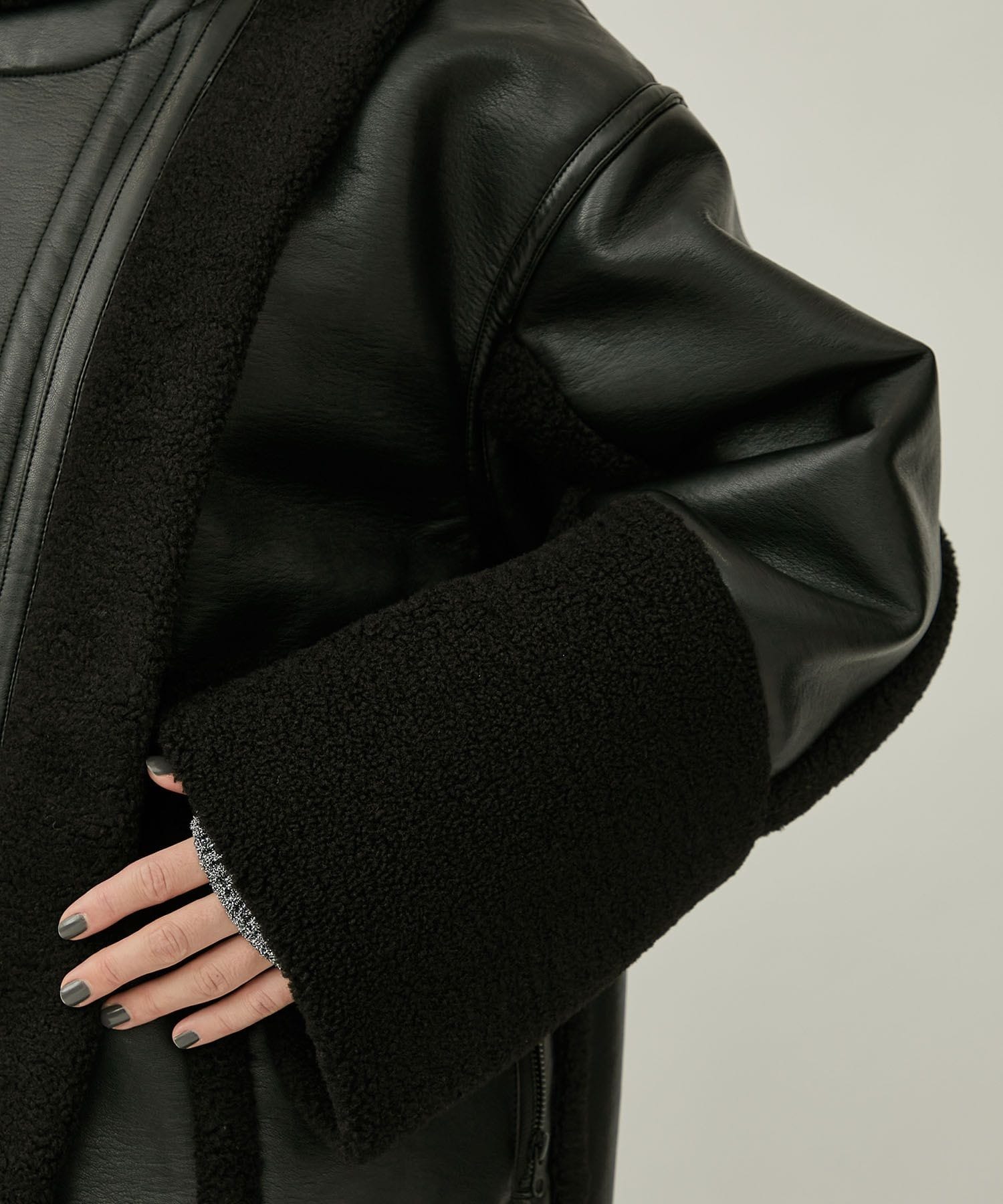 ECO MOUTON BIG RIDERS JACKET(FREE BLACK): THINGS THAT MATTER