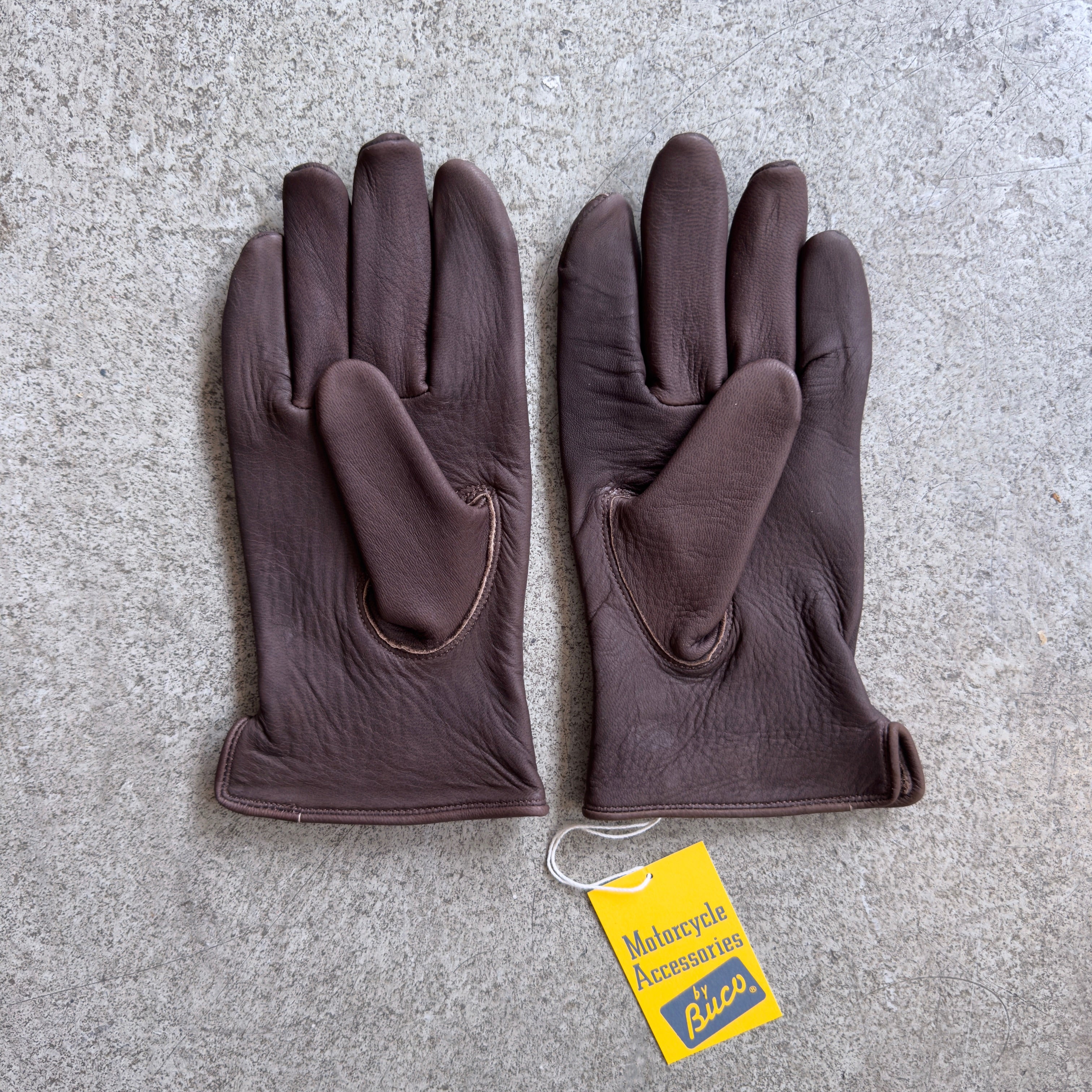 the real mccoy's | buco motorcycle glove - deerskin brown – stuf|f