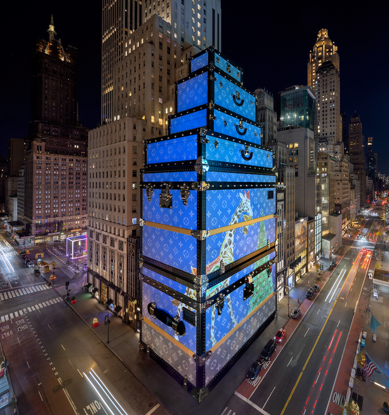Louis Vuitton Lights Up Fifth Avenue with a Mesmerizing Holiday