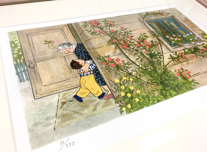 あの名作絵本のワンシーンがお部屋に飾れる！【刷込みサイン入り】林
