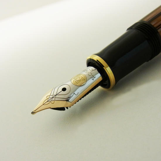 Pelikan スーベレーン400 茶縞 トータスシェルブラウン | デザイン文具