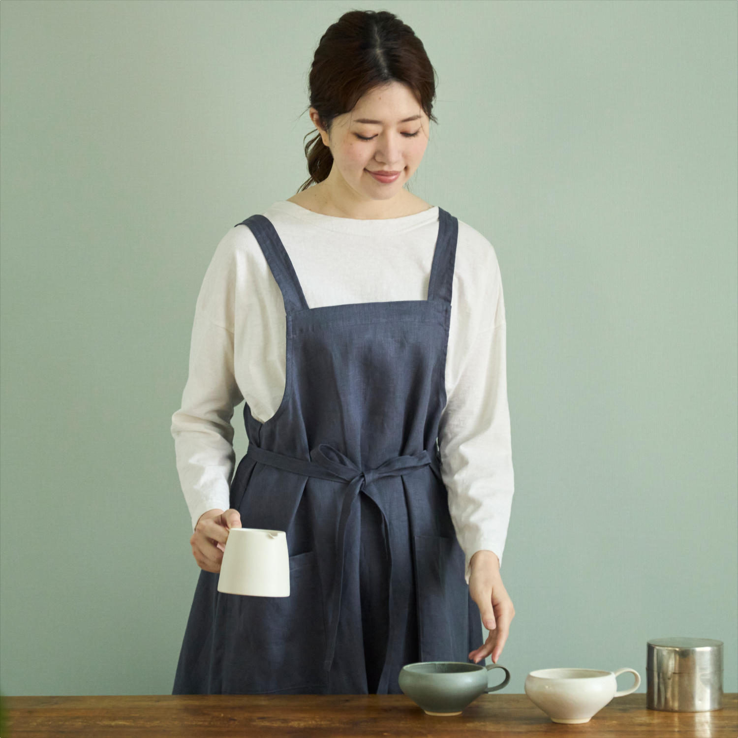 C'estlavee bless エプロンワンピース アトリエgg C'estlavee bless