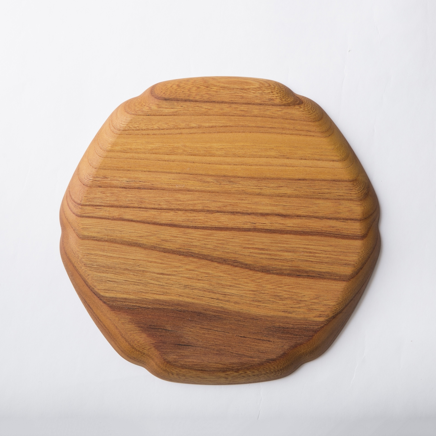 四十沢木材工芸/KITO 雪輪盆 中 -お盆、皿、敷物をこれ一枚で