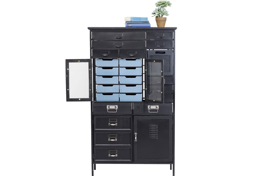 KARE(カレ) アートファクトリーブラック キャビネット | インハウス