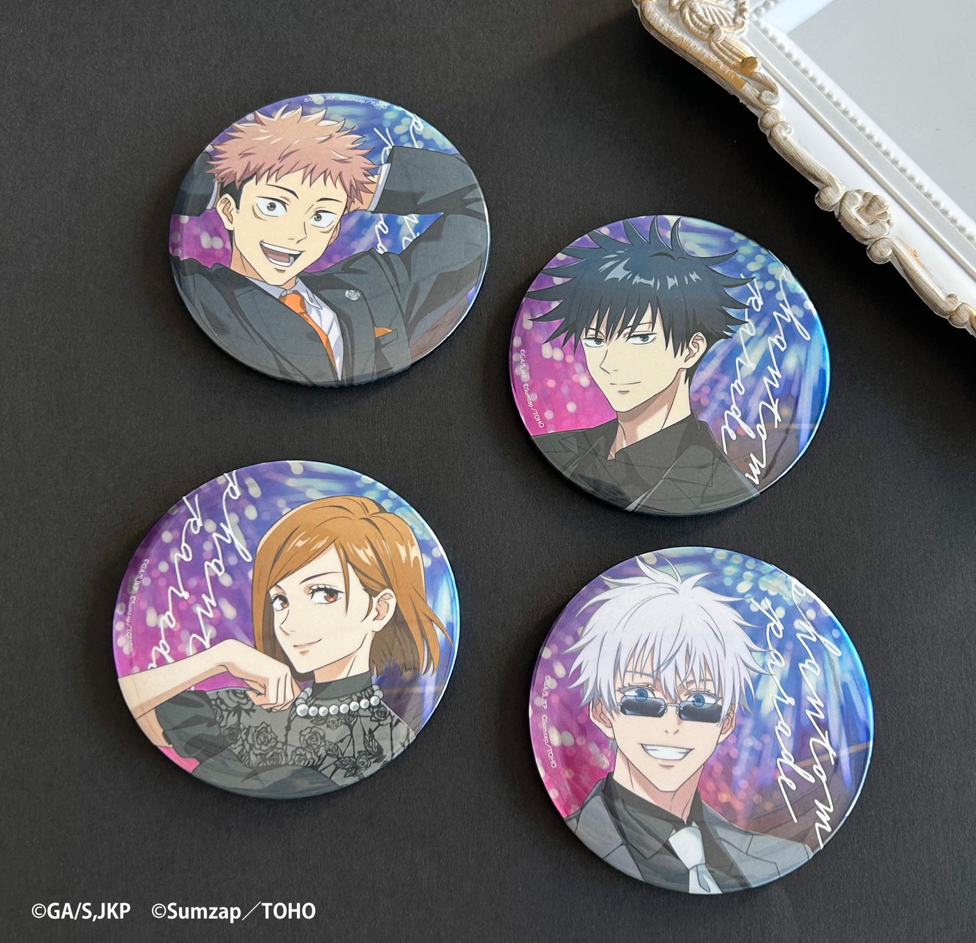 呪術廻戦 ファントムパレード メタル缶バッジ アニバーサリー – Sumzap