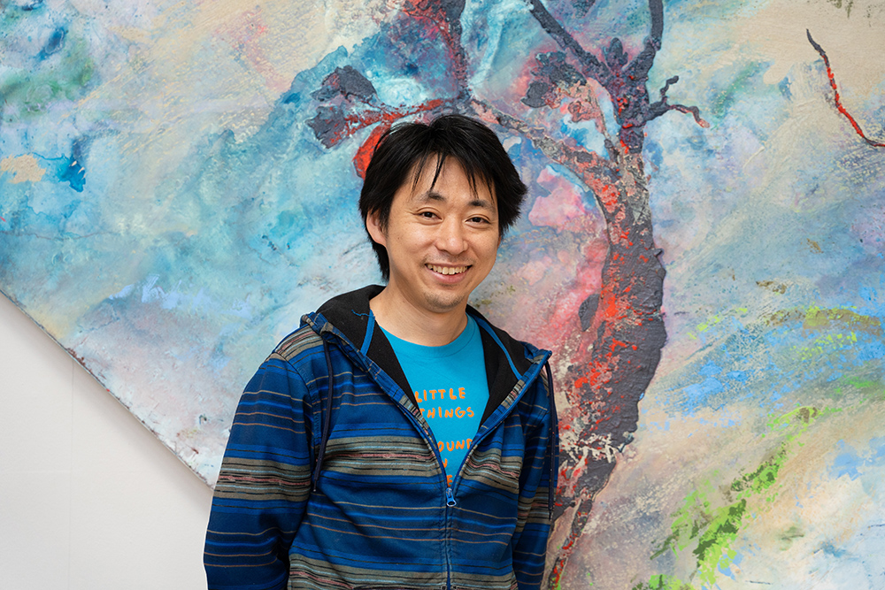 油絵現代アートKumori 作者あんどうまさひろ油彩画