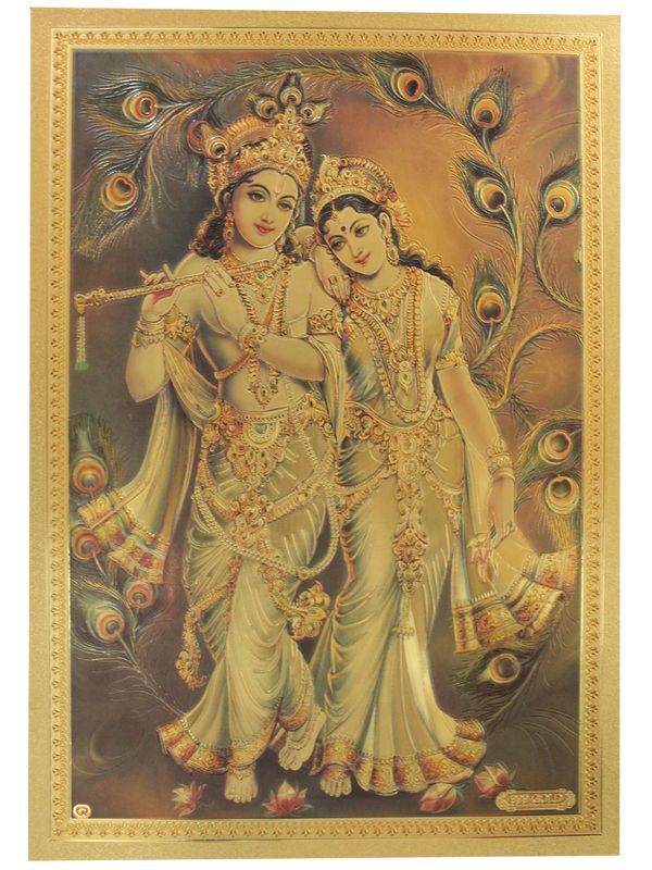 神様カード：クリシュナ＆ラーダ