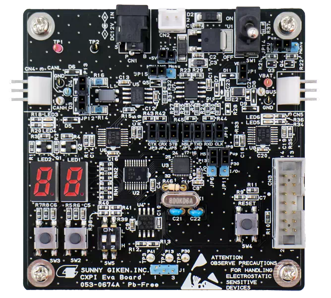 CXPI評価ボード《S810-CXG4》 | サニー技研 製品サイト