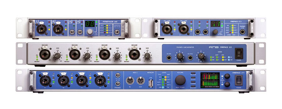 RME FIREFACE UCX UFX 802 などの音質 – CS blog.