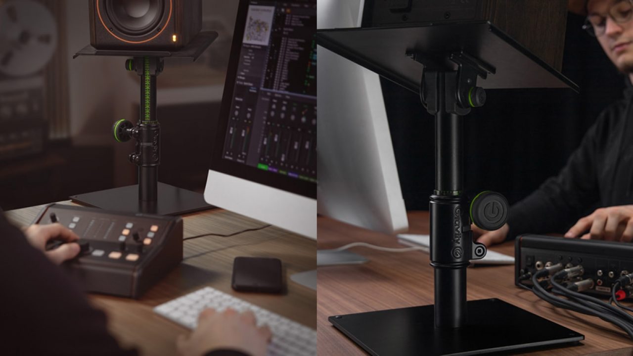 お求めやすい価格のデスクトップ用スピーカースタンド Gravity GSP3102