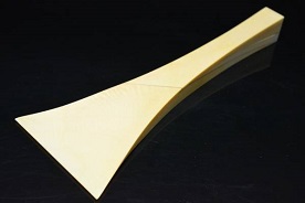 ①象牙風三味線撥141.3g・バチ/長唄津軽三味線