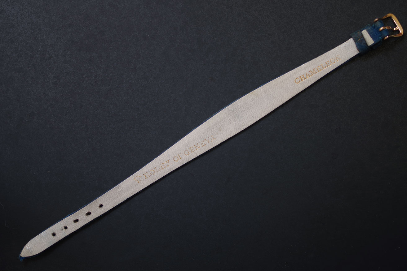 ROLEXオリジナル 純正カメレオン用 アンティーク革ベルト 単品売り *1