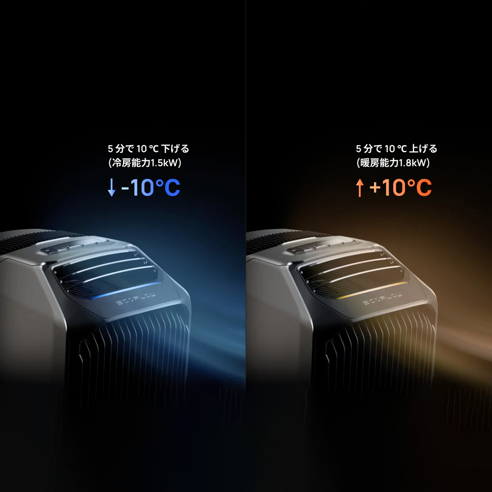 EcoFlow EcoFlow WAVE2 ポータブルエアコン + 専用バッテリーパック(別