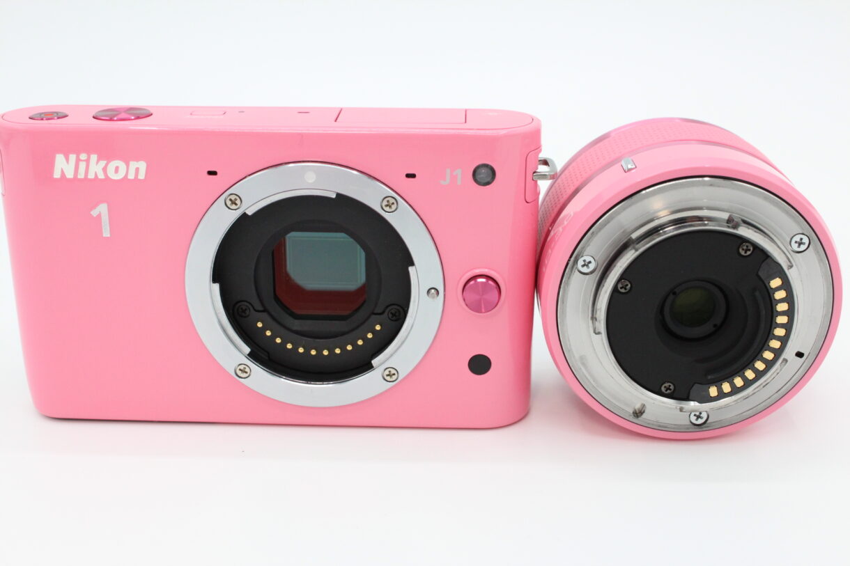 NIKON ニコン ミラーレス一眼カメラ Nikon 1 J1 ダブルズーム ピンク