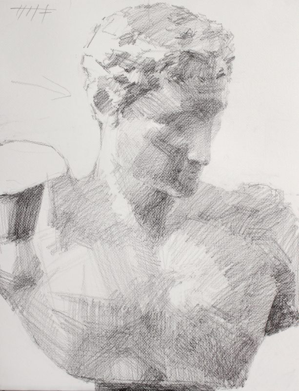 基礎科 ヘルメスを描きました〜デッサンの体験授業もあったよ！油画