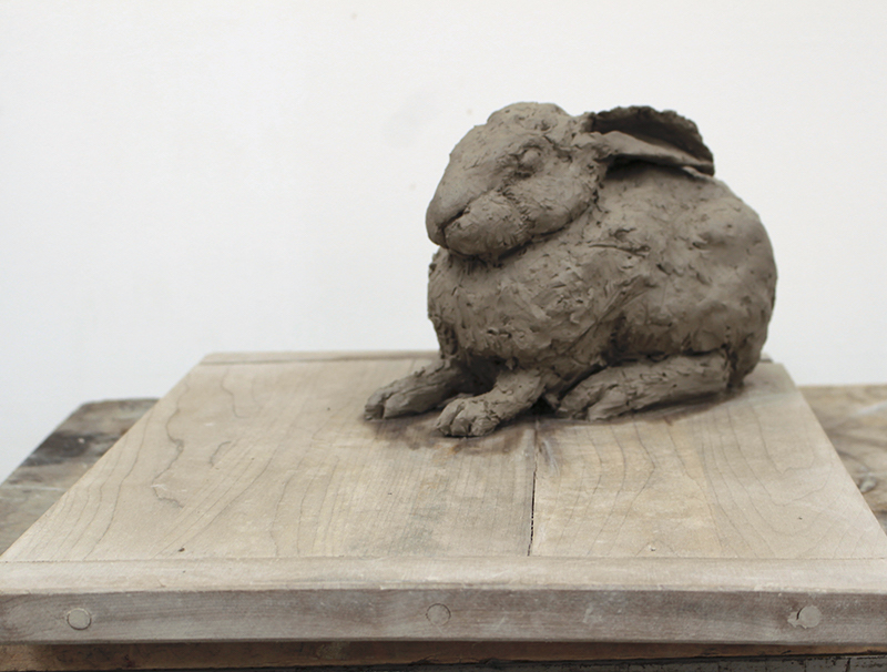 基礎科 立体週間「ウサギの塑造」 | すいどーばた美術学院