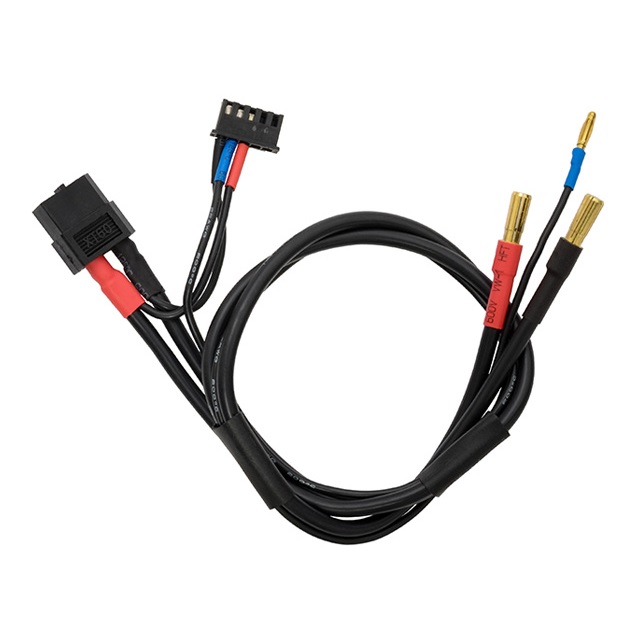 XT60-バナナプラグ 2S用コネクターケーブル [HMJ464] - スーパーラジコン