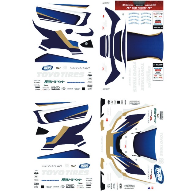 RB9専用 D-1GP2022 川畑 真人 デカールSET [AD003-15] - スーパーラジコン