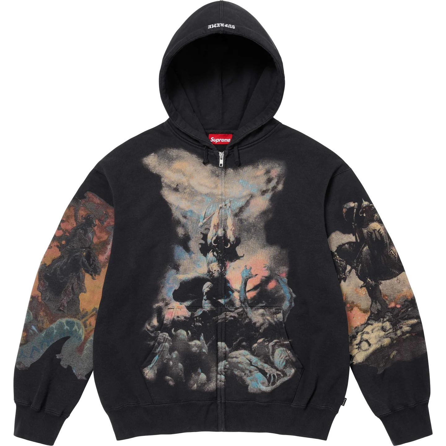 Supreme/Frank Frazetta Zip Up Hooded Sweatshirt | Supreme 24fw