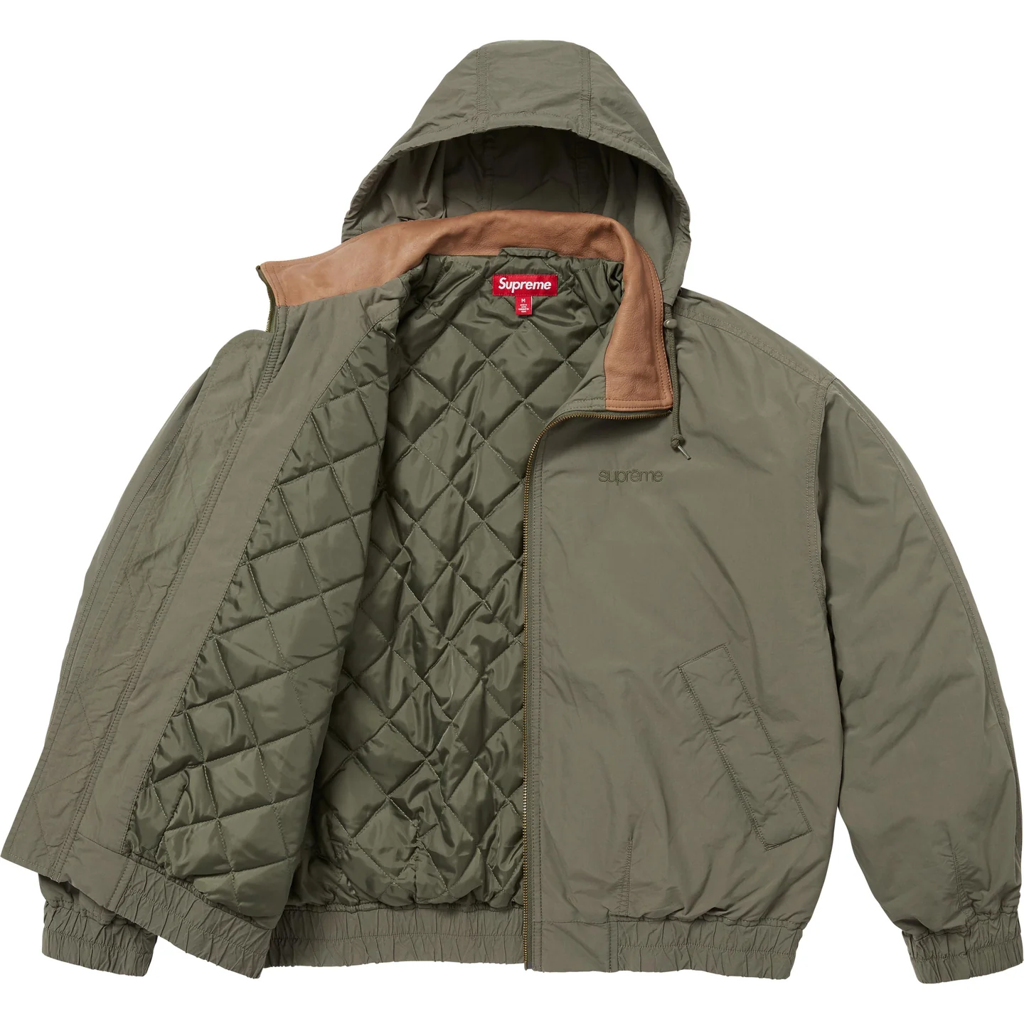 Leather Collar Utility Jacket | Supreme 25ss