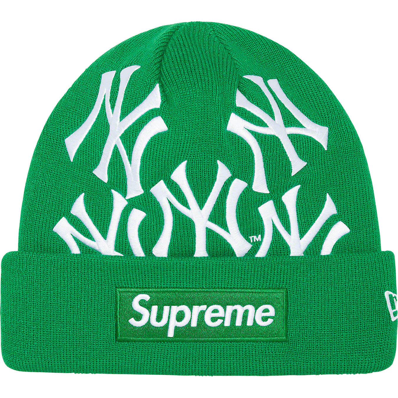Supreme®/New York Yankees™/New Era® Box Logo Beanie | Supreme 21fw