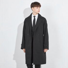 発送在庫あり】【SKINNY】ウールブレンドニットチェスターコート