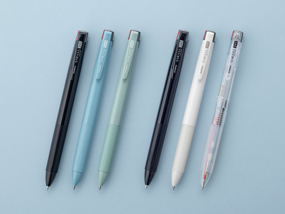 新しくスリムになったサラサの多機能ペン「サラサクリップ 2+S