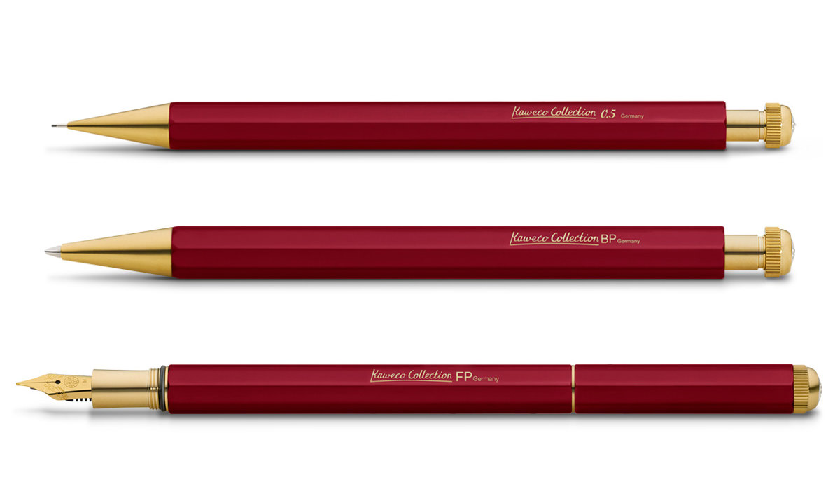 赤い限定のカヴェコスペシャル「Kaweco 2021 COLLECTION Special