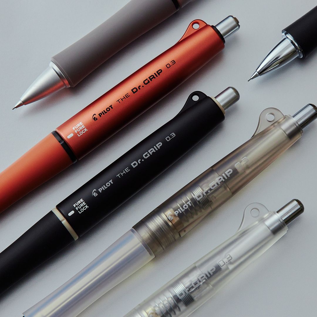 ドクターグリップの新定番ラインなシャーペンに0.3mmが新色で登場「THE