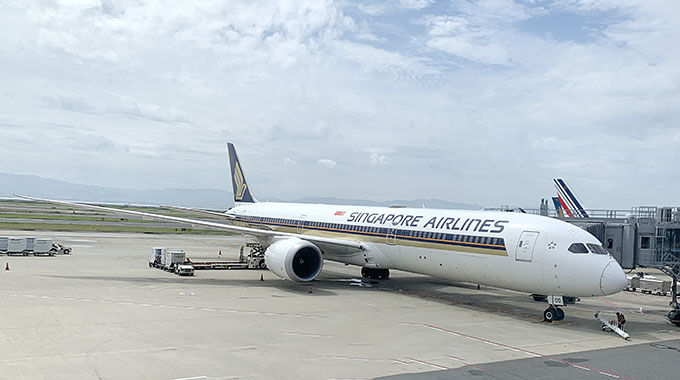 ☆シンガポール航空 B787-10 1000th特別塗装機 フェニックス