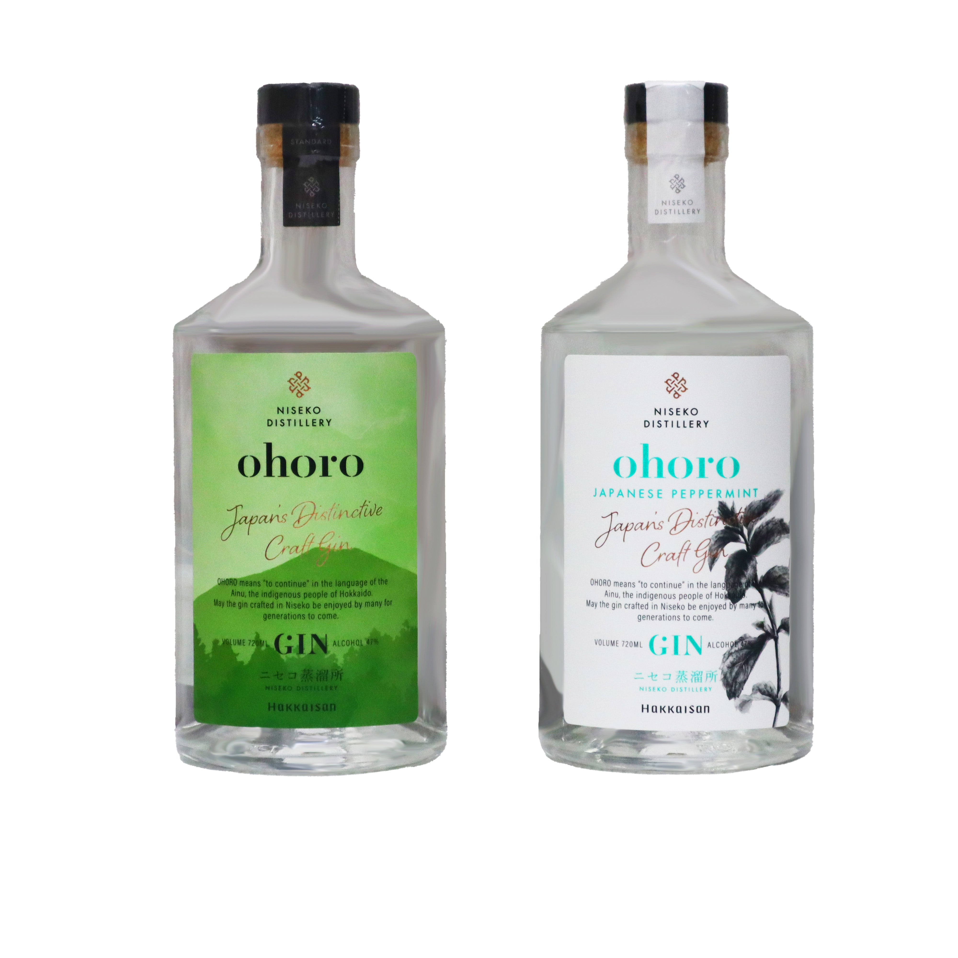 オホロ ジン】スタンダード ＆ニホンハッカ 720ml×2本セット/八海山