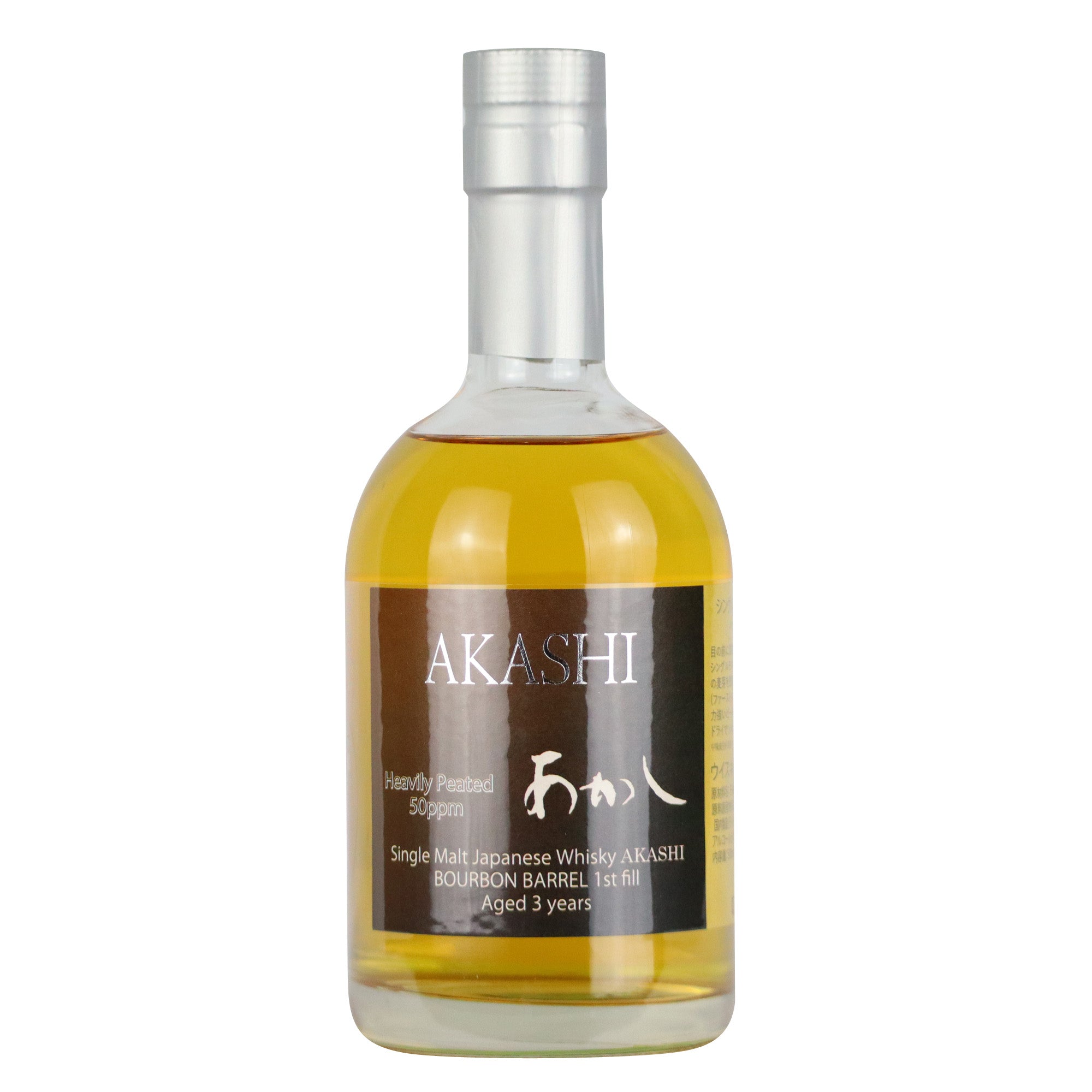 シングルモルトあかし バーボンバレル3年 HEAVILY PEATED 500ml／江井