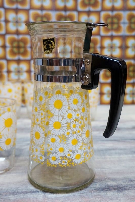 昭和レトロ 水差し 佐々木グラス水差しR7282 : 昭和レトロガラス食器