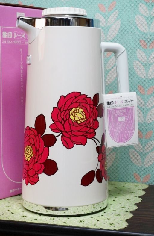 象印レーヌポット ローゼット 魔法瓶 卓上ポット 花柄 1.9ℓ P275