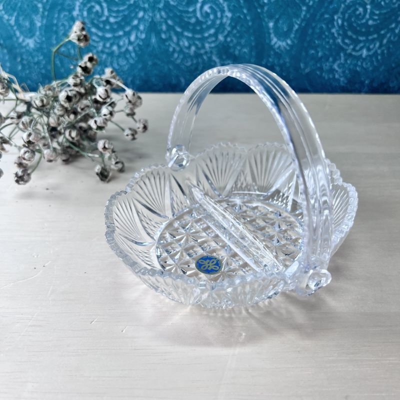 Yahoo!オークション -「ボヘミアガラス バスケット」の落札相場・落札