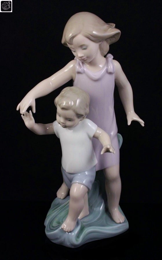 リヤドロ】【お値段交渉可】一緒にいてあげるね 8214 リヤドロ】【お