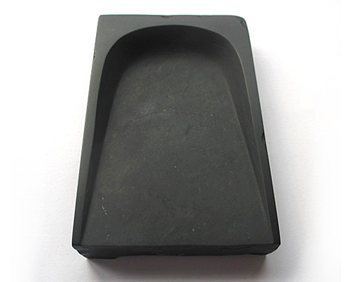 DT581 古い 硯 瓜 蓮形 二件 まとめて DT581 古い 硯 瓜 蓮形 二件