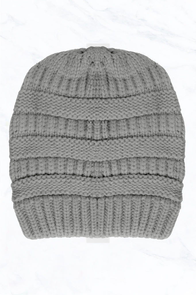 帽子 S fuzzy knit beanie theredthread gray THEREDTHREAD / ザレッド