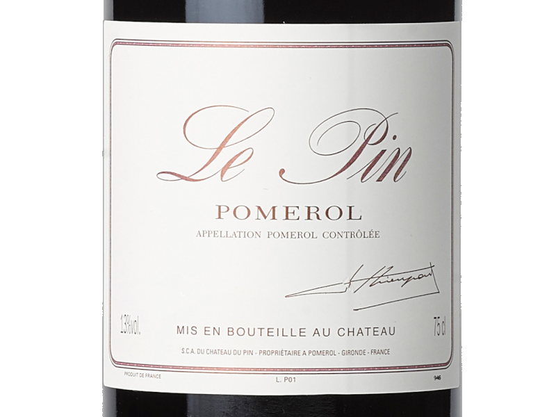 高級ワイン】Le Pin Pomerol 2017 空き瓶 高級ワイン】Le Pin Pomerol