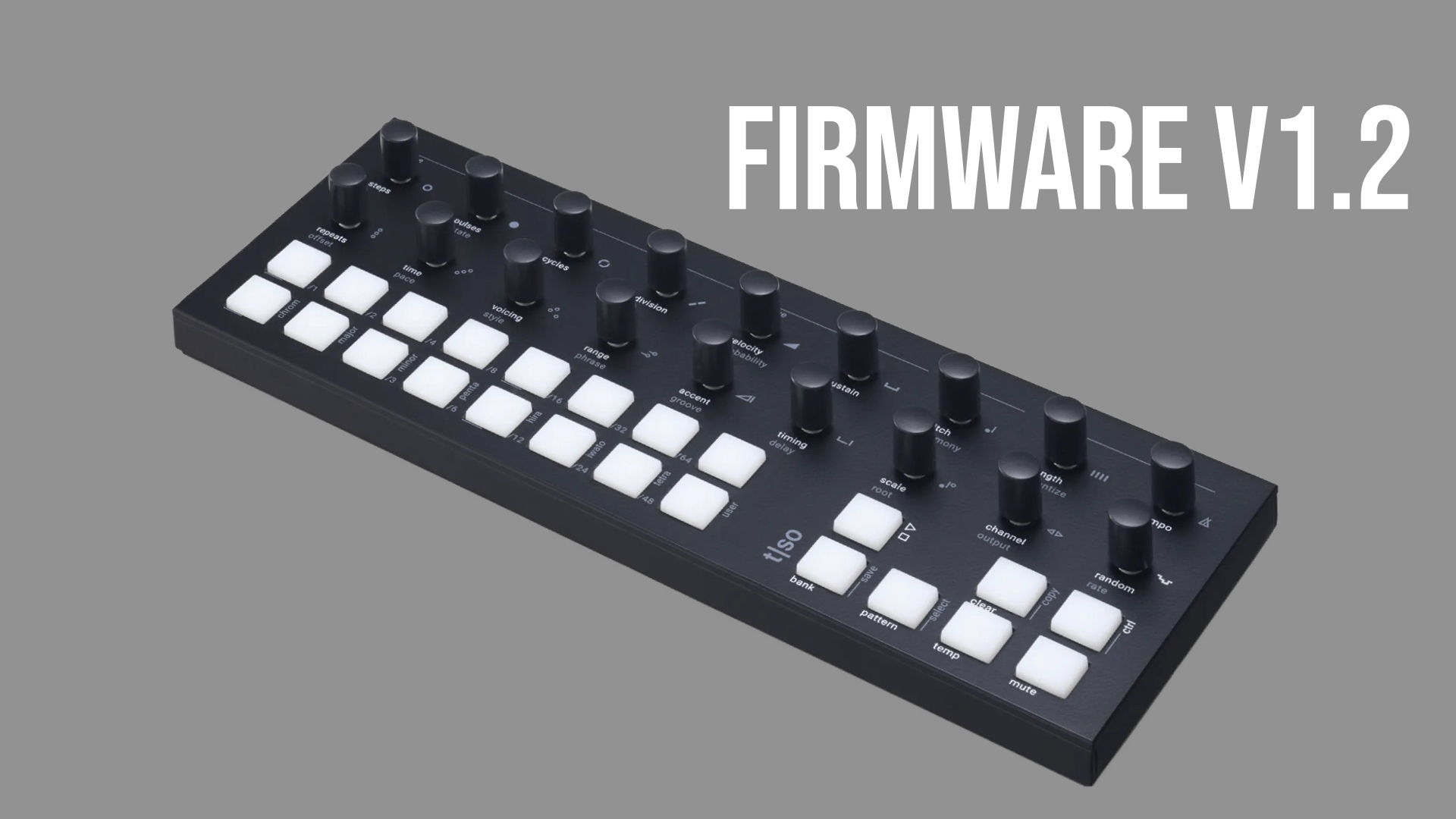 Torso Electronics T-1 firmware v1.2 adds MIDI CC tracks and more